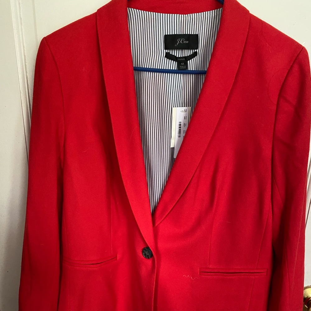 NWT J Crew Blazer.  Never worn.